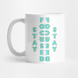 Stay Focused glitch Mug